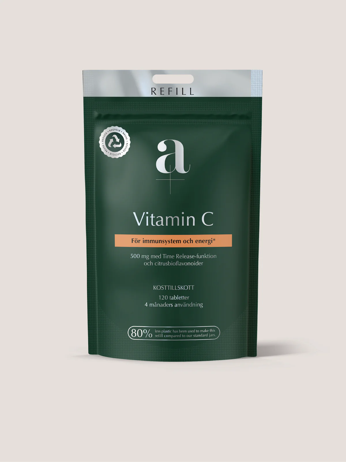A+ C-vitamin genopfyldning